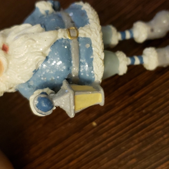 Kurt  Adler E0438 Old Fashioned Santa in Blue Christmas Ornament - Picture 4 of 6